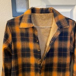 Shein Fuzzy Flannel